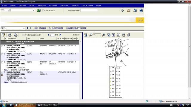 GQ y GY , Motronic 2.5<br />PT , Motronic 2.8<br />HC , desde 1995 en adelante. Juraria ya no se montaban c20xe en fabrica asi pues, otra meiga al asunto.